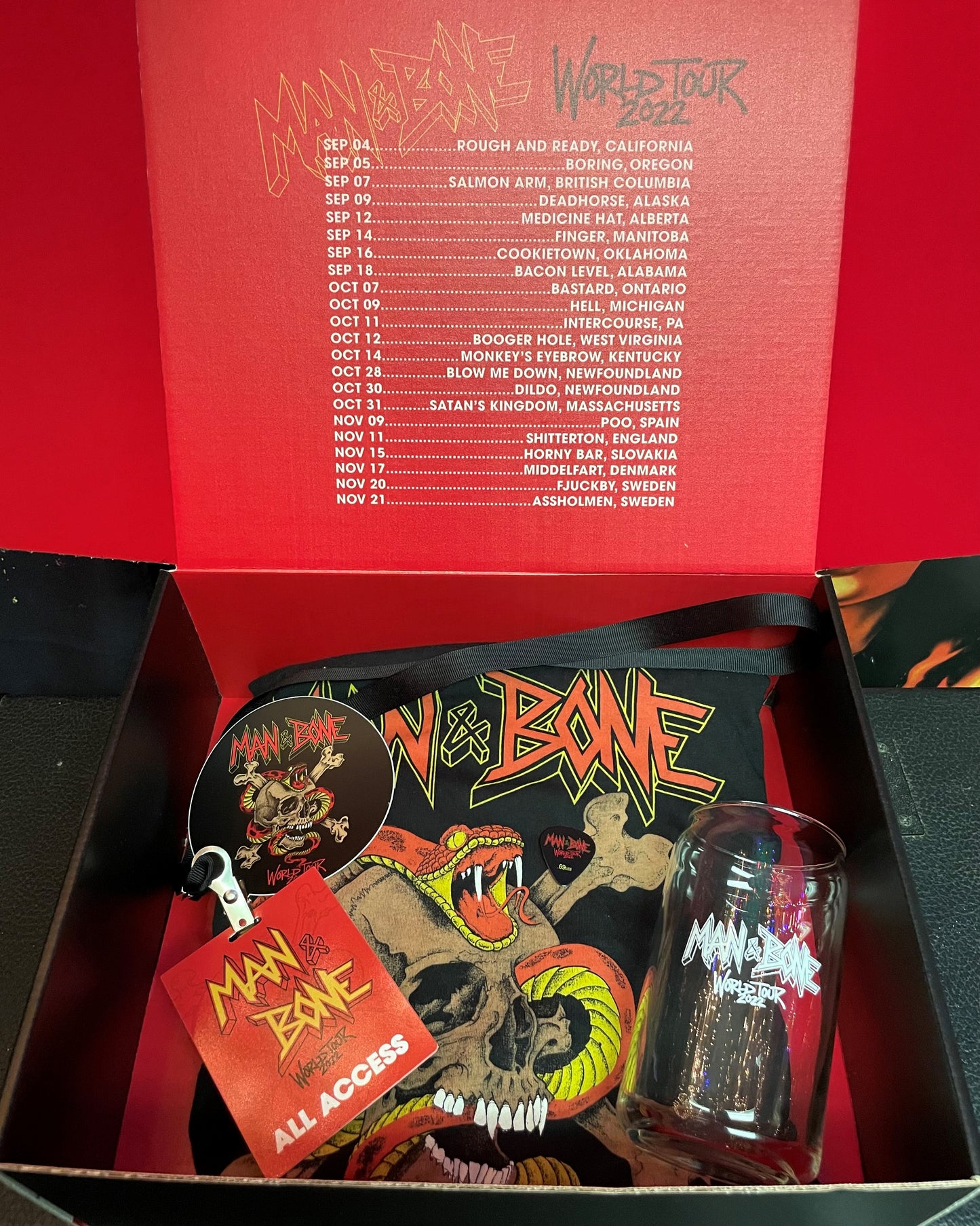 Man & Bone World Tour Box Set - SOLD OUT